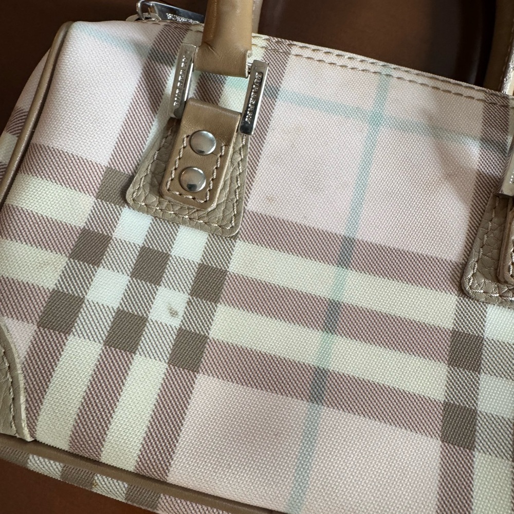 BURBERRY Pink Mini Nova Handbag - Picture 6 of 6